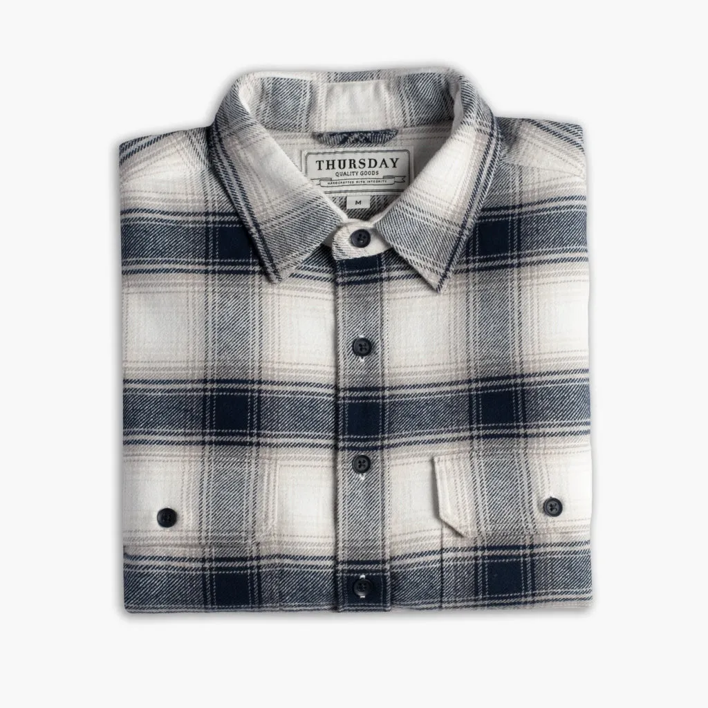 Summit Flannel Shirt | Coastal Blue