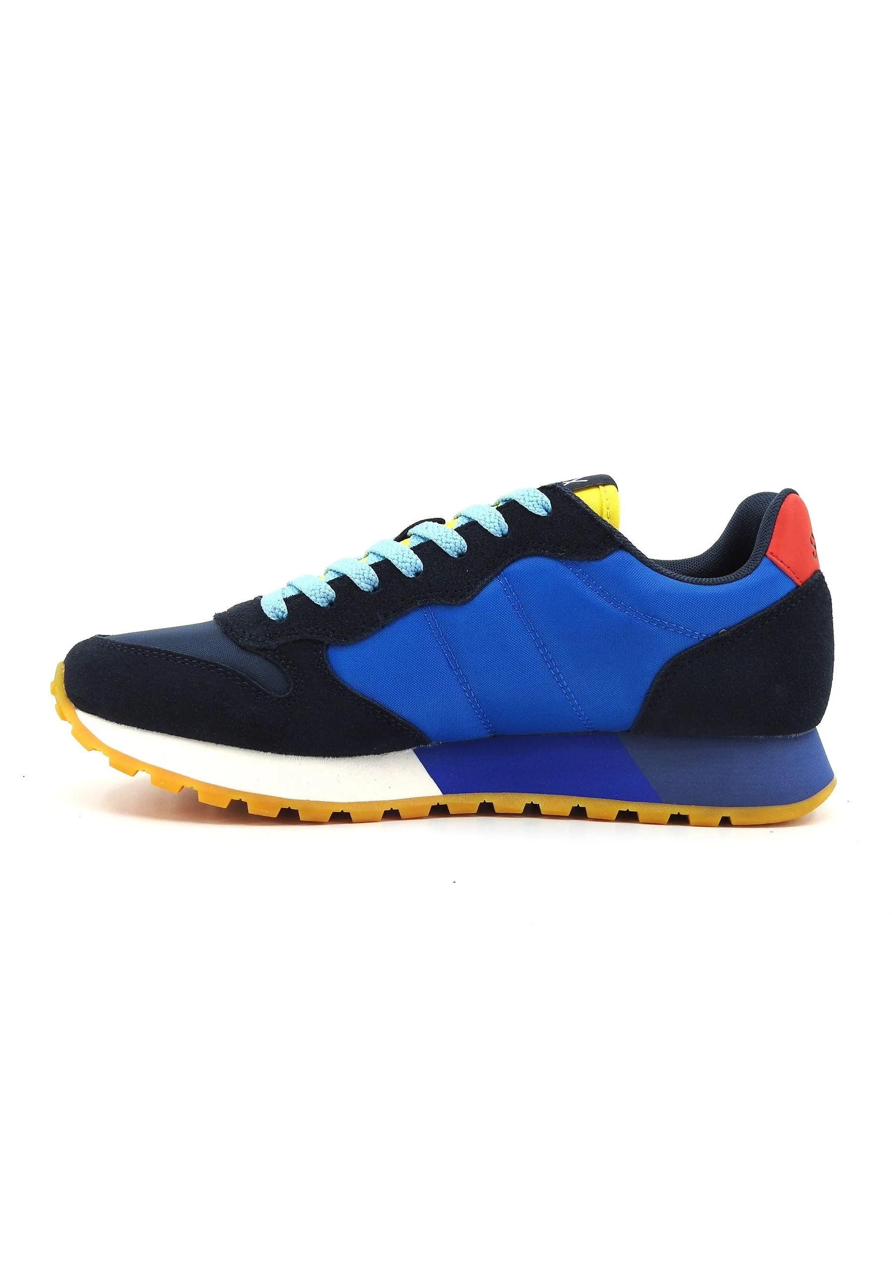 SUN68 Jaki Bicolor Sneaker Uomo Navy Blue Royal Z34112