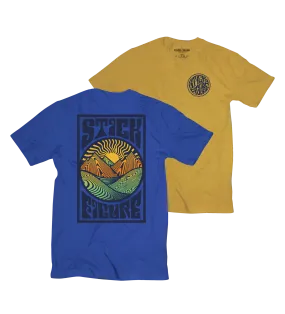 Sunrise Tee (Two Color Options - Blue & Mustard)