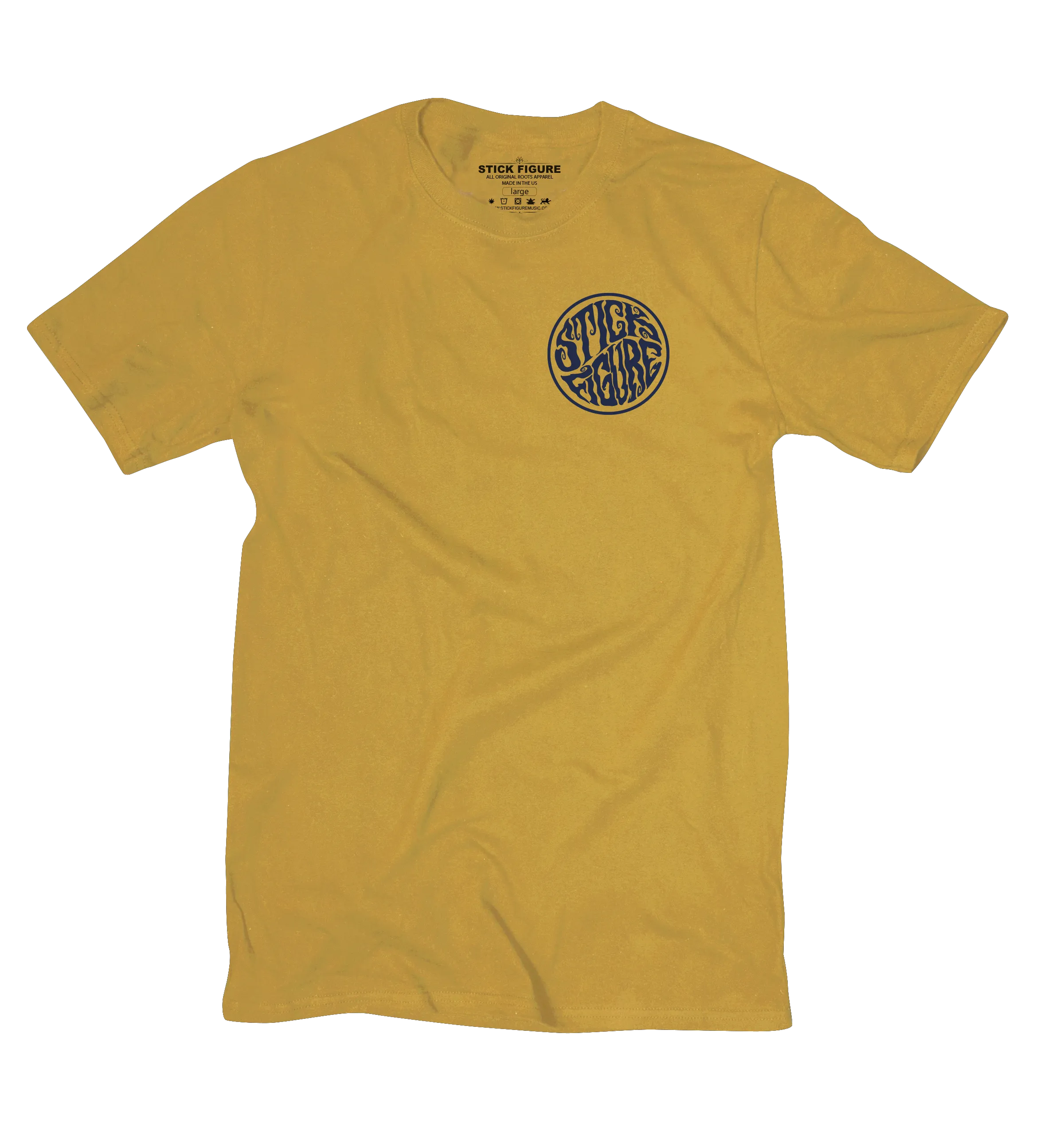 Sunrise Tee (Two Color Options - Blue & Mustard)