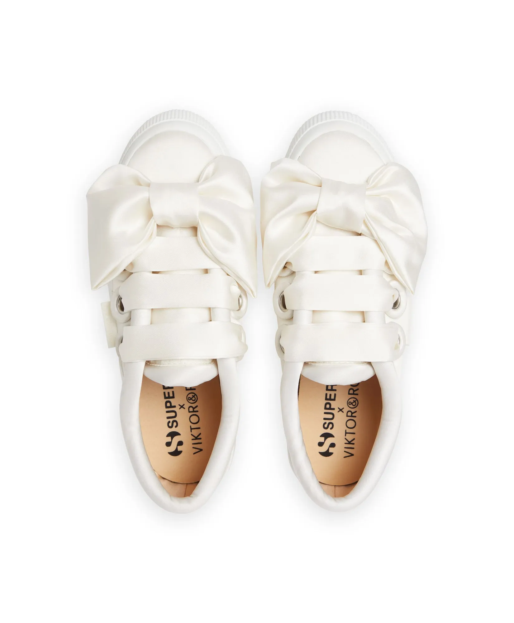 SUPERGA SATIN BOW SNEAKER