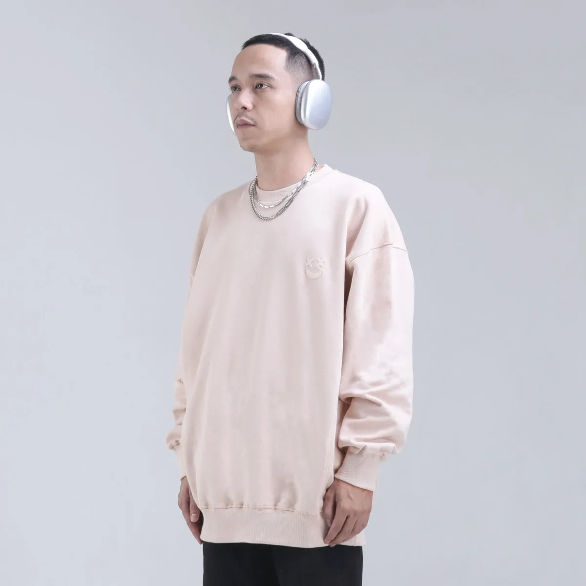 Sweat X Crewneck Beige