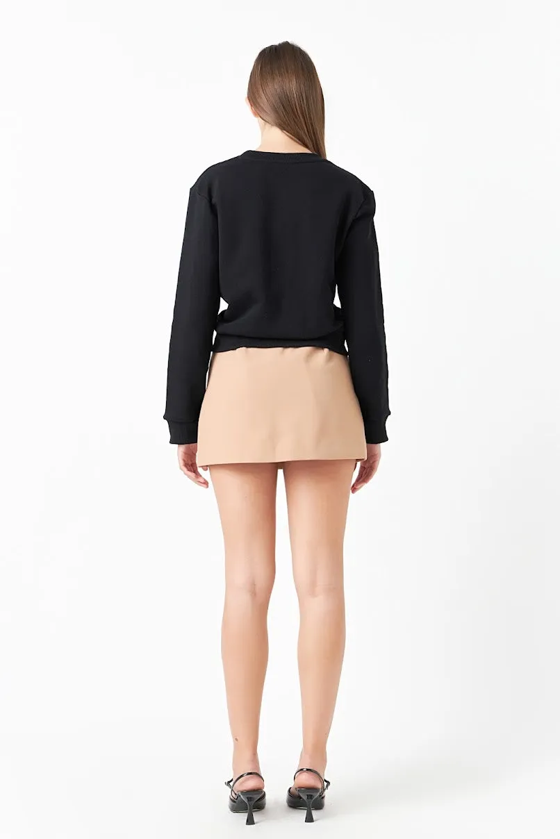 The ‘Slit Detail Skort’