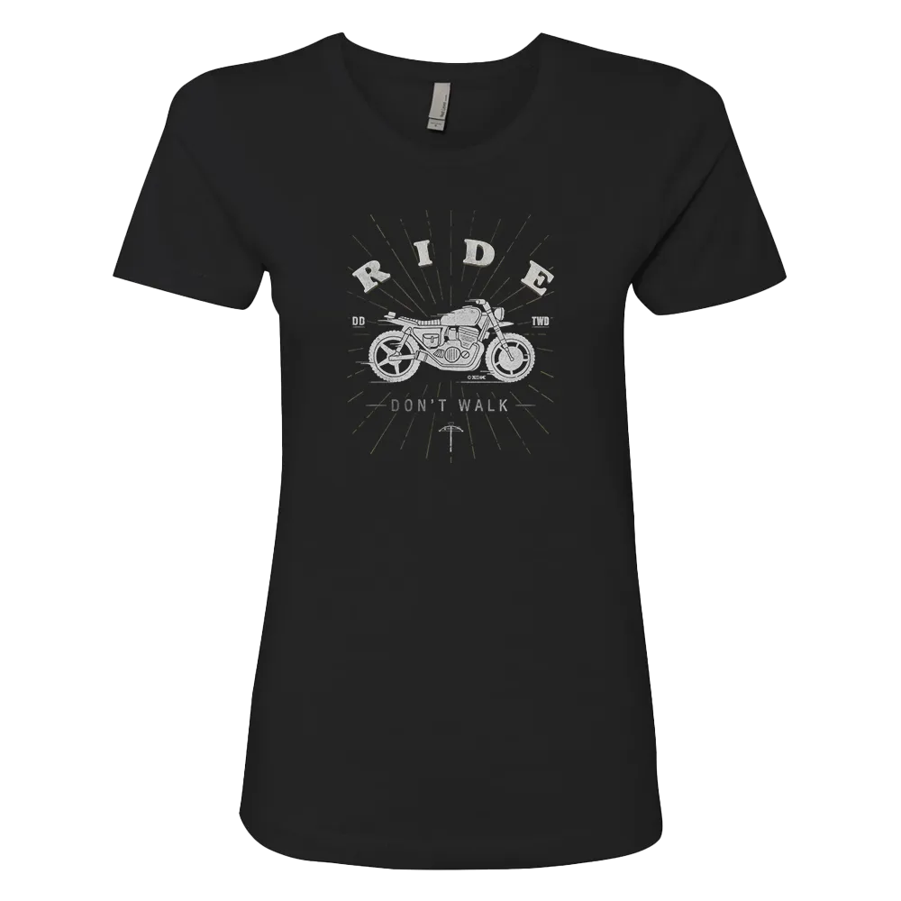 The Walking Dead Daryl Ride Don't Walk Women's Short Sleeve T-Shirt