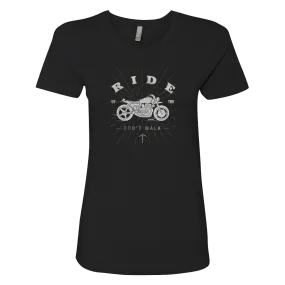 The Walking Dead Daryl Ride Don't Walk Women's Short Sleeve T-Shirt