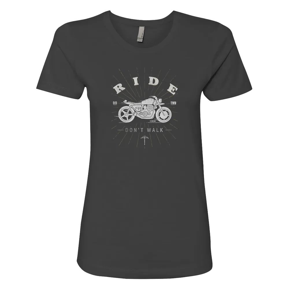 The Walking Dead Daryl Ride Don't Walk Women's Short Sleeve T-Shirt