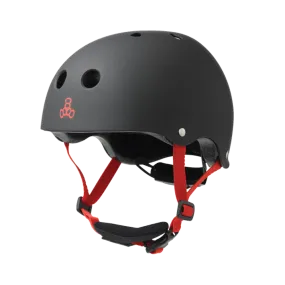 Triple 8 Lil 8 Dual Certified Helmet - Black Rubber