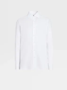 Trofeo Cotton French Cuff Shirt | White