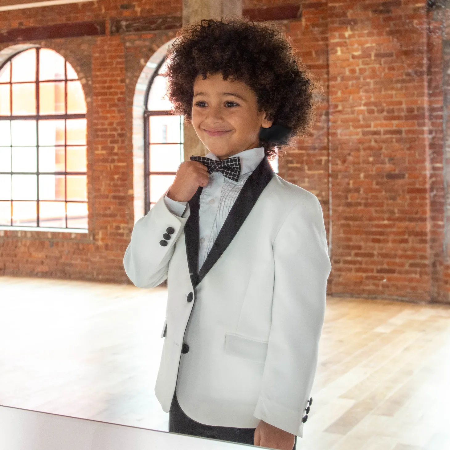 Tuxedo Suit Jacket | White