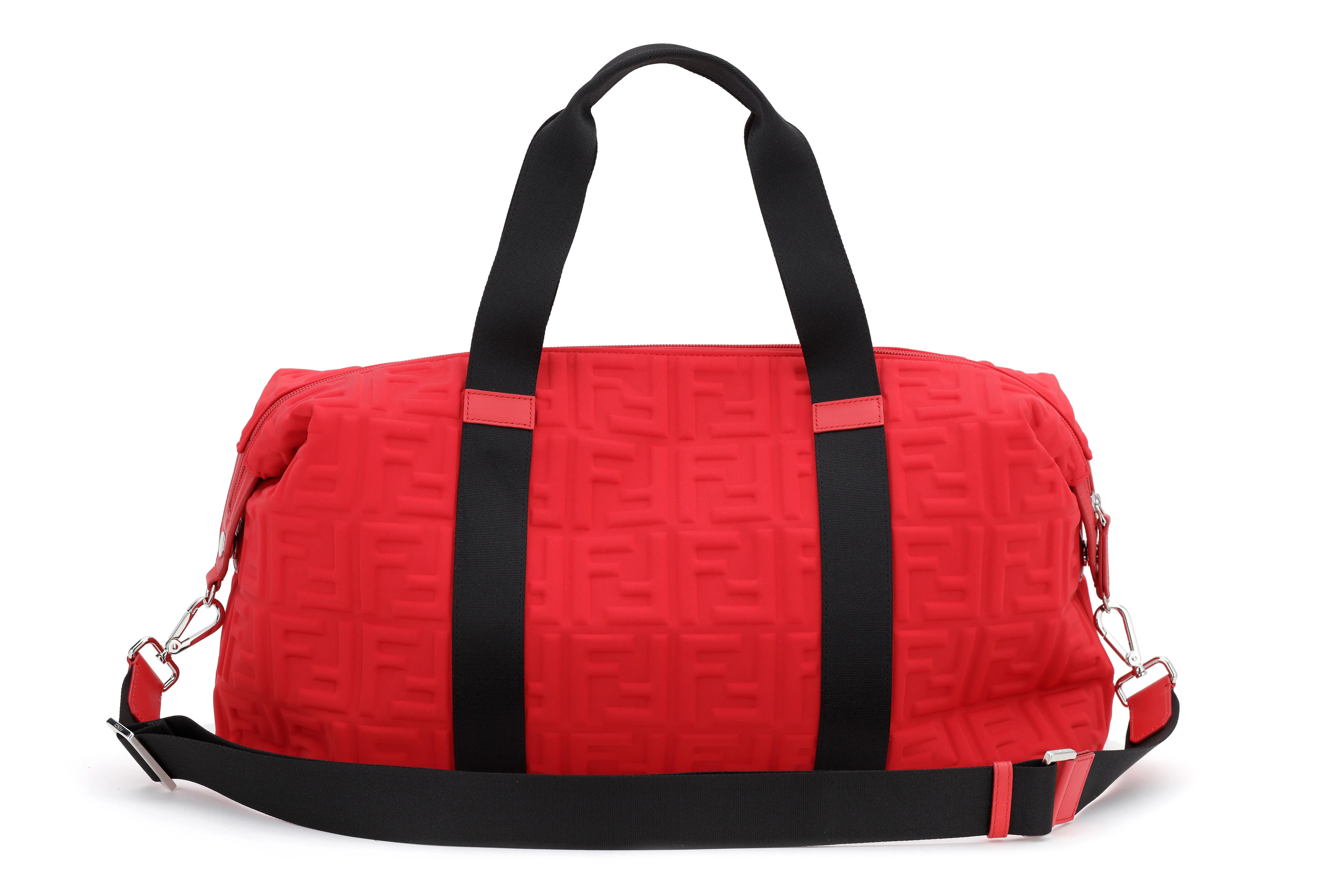 Weekender o bolsa Fendi roja para mujer