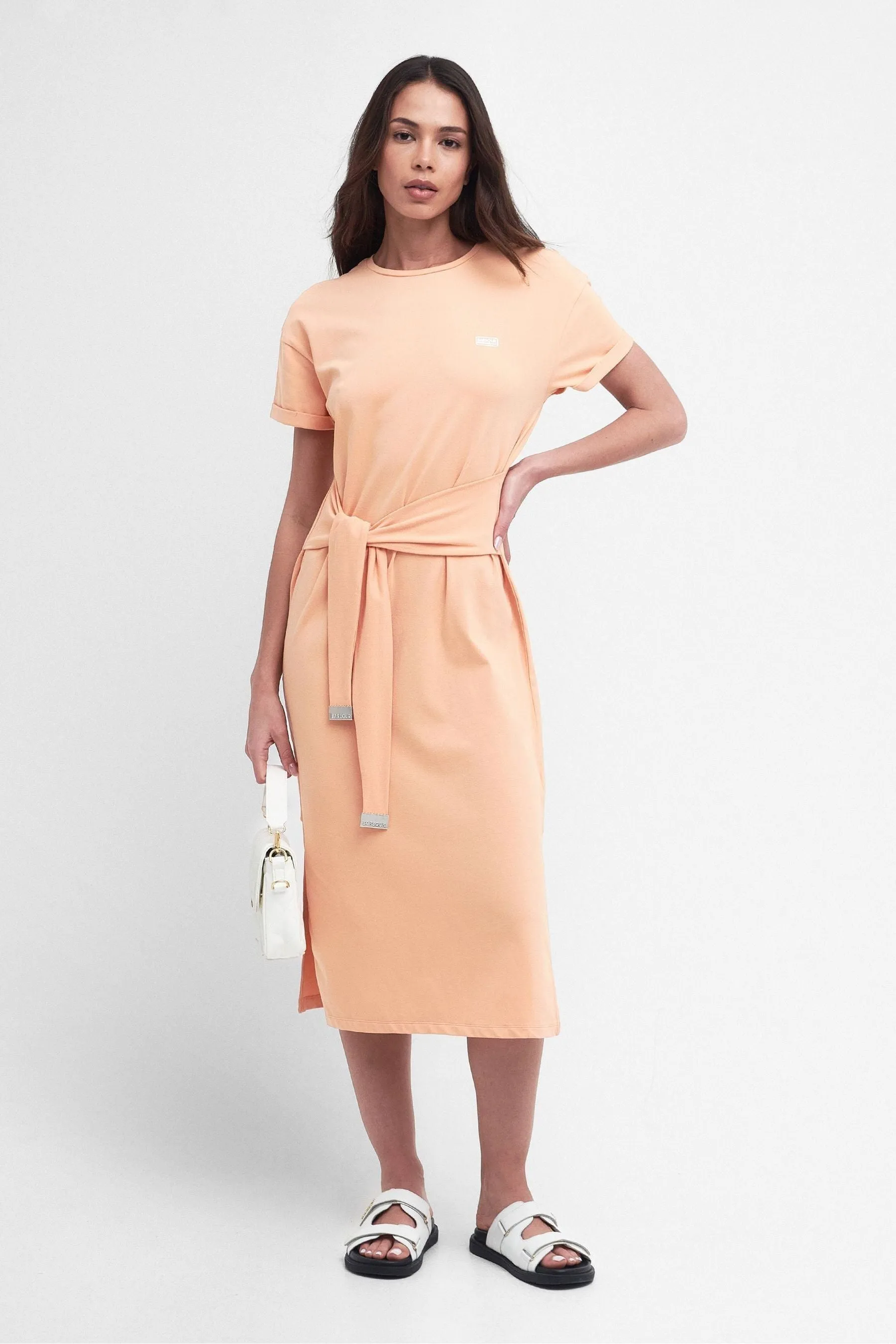 Whitson Midi Dress- Peach Melba