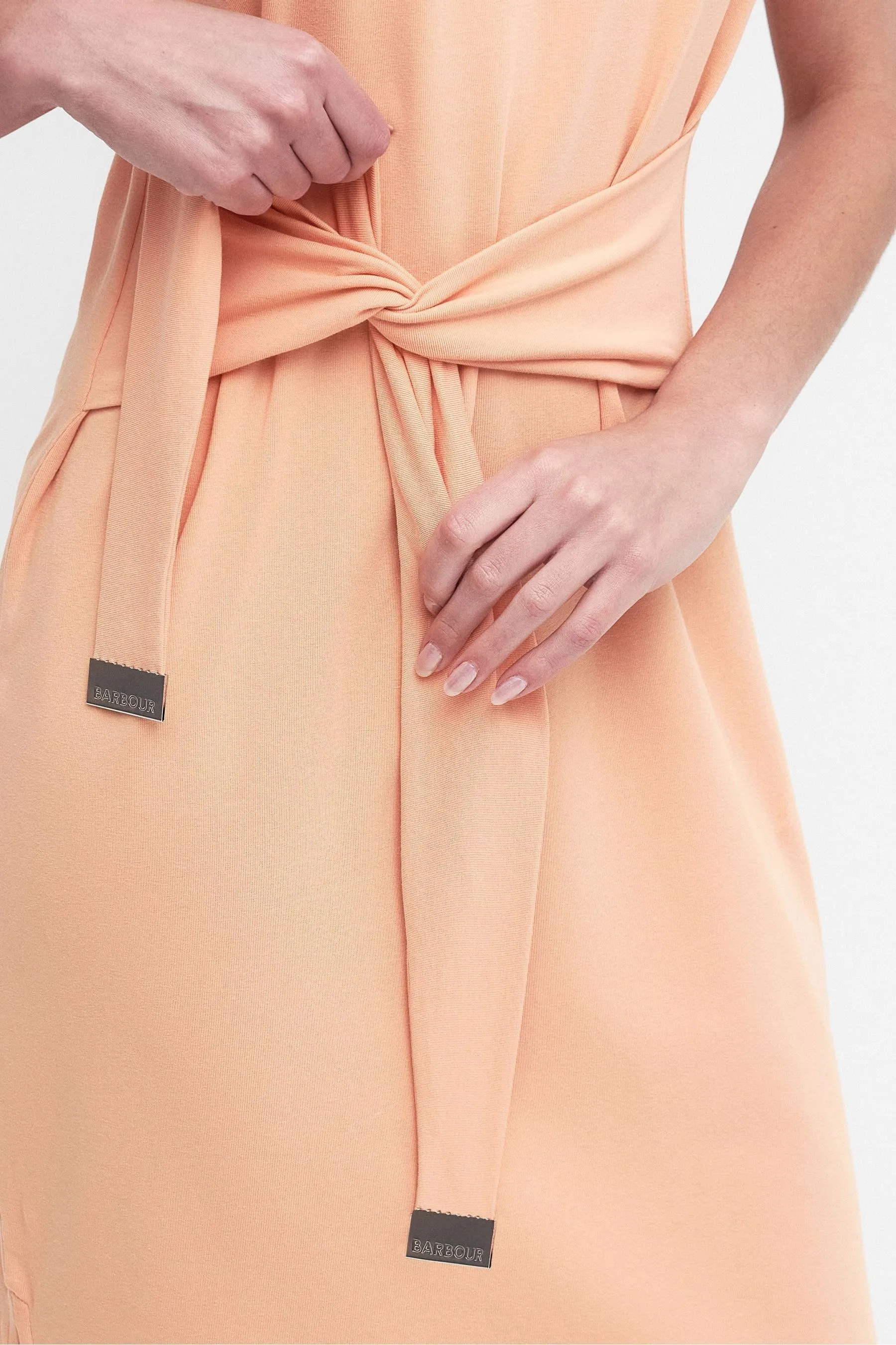 Whitson Midi Dress- Peach Melba