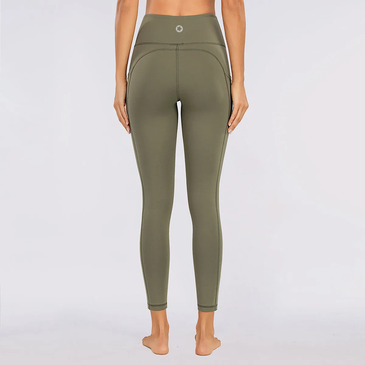 Women's Nabtos® Performance Activewear Yoga High-Waisted Leggings-Green