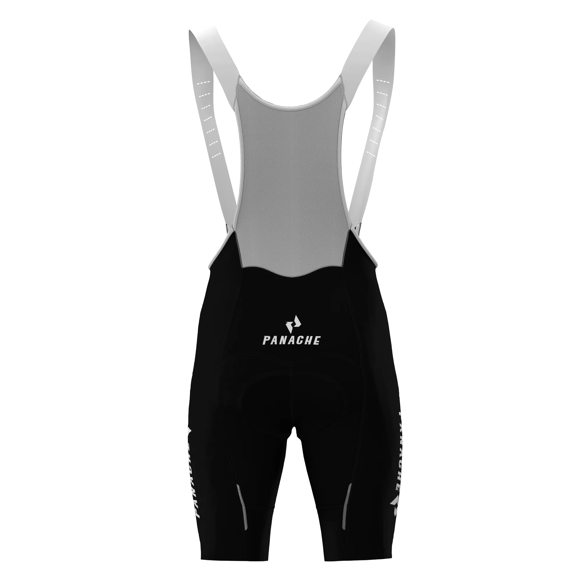 Women's WT 2ND SKIN Bib Short - Black w/Panache Logo